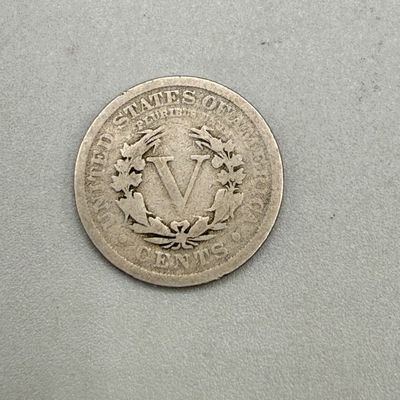 LOT 38: Antique US Coins - Liberty "V" Nickels (4) - 1883, 1908, 1910 (2)