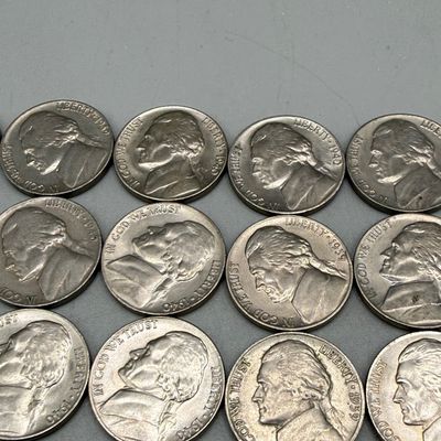 LOT 43: Collection of Jefferson Nickels - 1939 and 1940