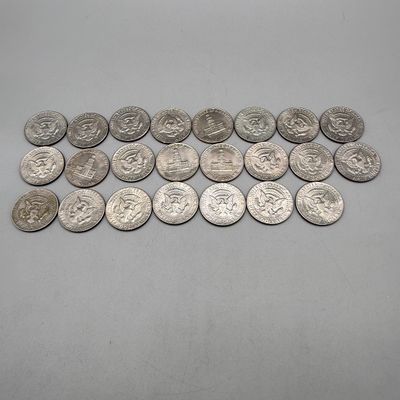 LOT 44: Lot of Kennedy Half Dollars (23) - 1970s-80s