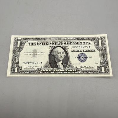 LOT 30: One Dollar Silver Certificates (10) Series 1957