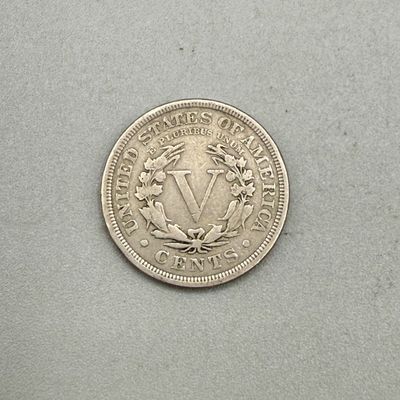 LOT 38: Antique US Coins - Liberty "V" Nickels (4) - 1883, 1908, 1910 (2)