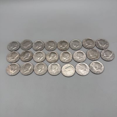 LOT 44: Lot of Kennedy Half Dollars (23) - 1970s-80s