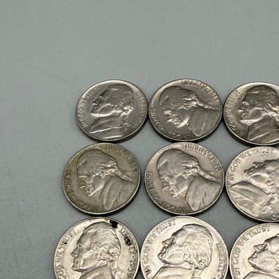 LOT 43: Collection of Jefferson Nickels - 1939 and 1940