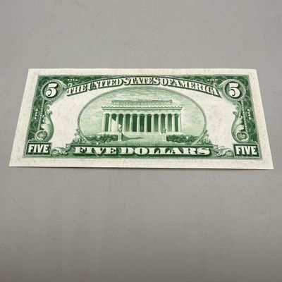 LOT 31: Five Dollar Silver Certificates (5) Series 1934 A