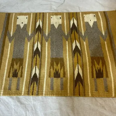Vintage Navajo Yei Rug
