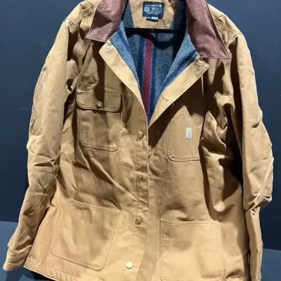 Carhartt Heavy Duty Duck Chore Coat With Blanket Lining