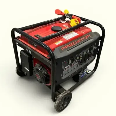 Predator 8750 Generator, 7000 Running Watts, Gas Powered Portable Home Backup
