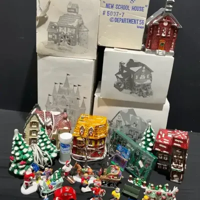Dept 56 Snow Village Snow Carnival Palace + Much More