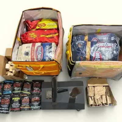 Ultimate Pizza Oven & BBQ Fuel Bundle: Charcoal, Wood Pellets, & More