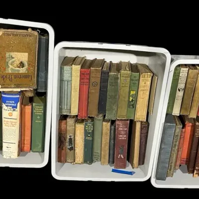 Antique Hardcover Book Mystery Lot + More