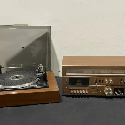 Vntg Panasonic RA-7500 Integrated Receiver & Matching Panasonic Turntable 