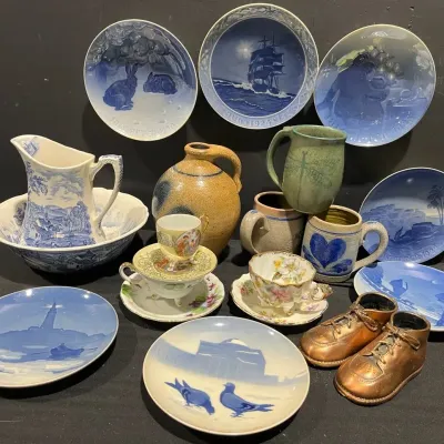 Reverie Alfred Meaken Pitcher&Basin, Denmark B&G Plates + Pottery & More 
