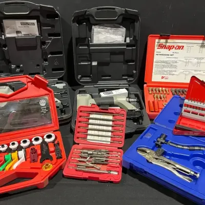 Porter Cable, Snap On, Mac Tools, Matco, Central Tool Kit Mystery Lot