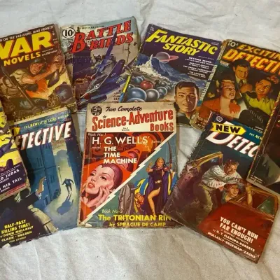 1940s-50s WWII, Detective Stories & More