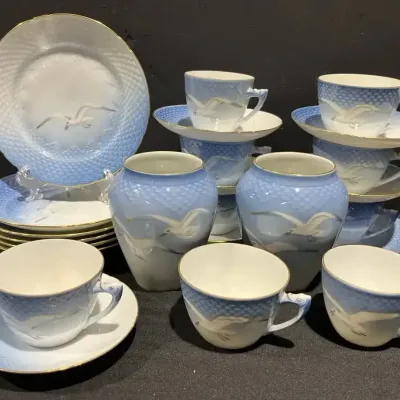 Vintage Bing&Grondahl Seagull Demitasse Cups&saucers, Plates, Vases