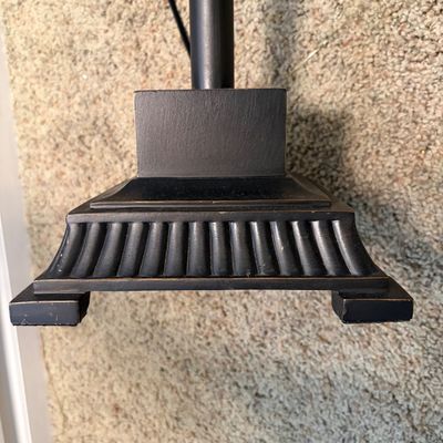 Modern Bronze Floor Lamp w/floor Switch (O-BC)