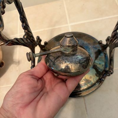 Seven Piece Silver Plated Tea Service (O-BC)