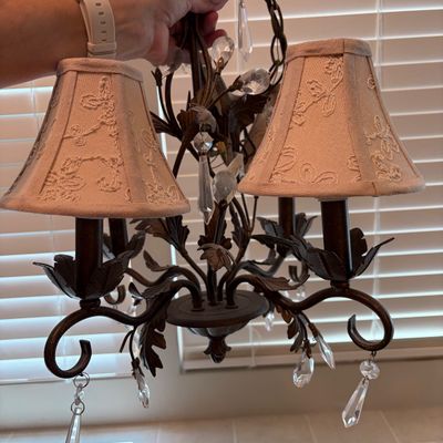Small Bronze Chandelier (LR-BC)