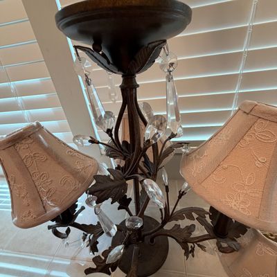 Small Bronze Chandelier (LR-BC)