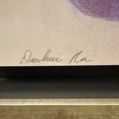 Myrtle Marion and Danhui Nai Signed Floral Artwork (LR-BC)