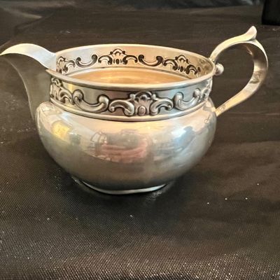 Gorham Sterling Silver Sugar Bowl and Creamer Set (DR-RG)