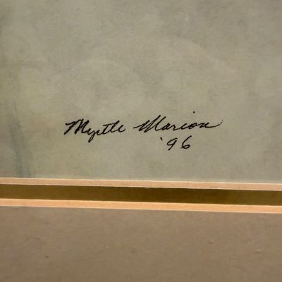 Myrtle Marion and Danhui Nai Signed Floral Artwork (LR-BC)