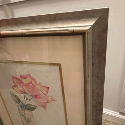 Myrtle Marion and Danhui Nai Signed Floral Artwork (LR-BC)