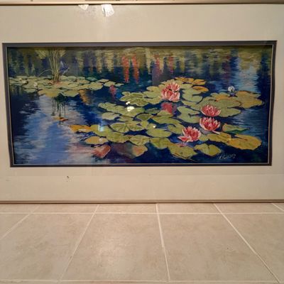 Signed “Reflections” Print by V. Punkhiser (LR-BC)