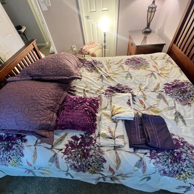 Queen Sized Madison Park Bedding & More (P-RG)