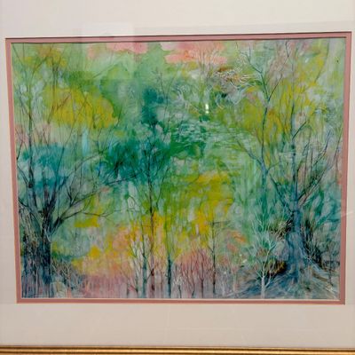 “Virgin Forest” Signed Print by Ann L Rothan (O-BC)