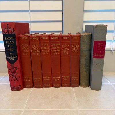Rudyard Kipling, Shakespeare and More Antique Books (O-BC)