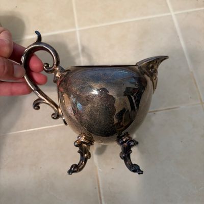 Seven Piece Silver Plated Tea Service (O-BC)