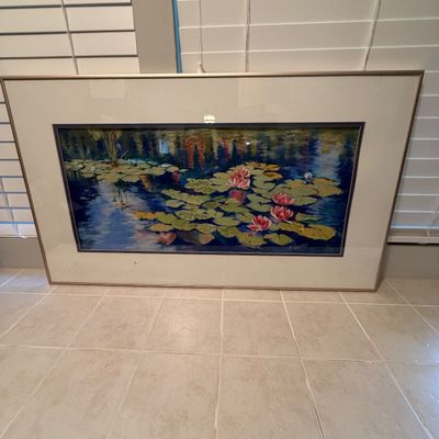 Signed “Reflections” Print by V. Punkhiser (LR-BC)