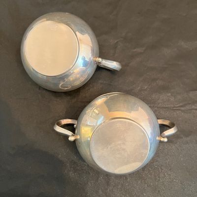 Gorham Sterling Silver Sugar Bowl and Creamer Set (DR-RG)