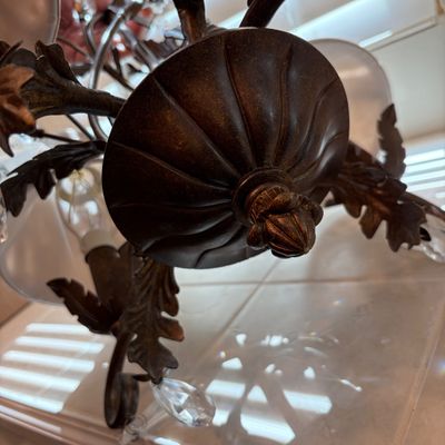 Small Bronze Chandelier (LR-BC)