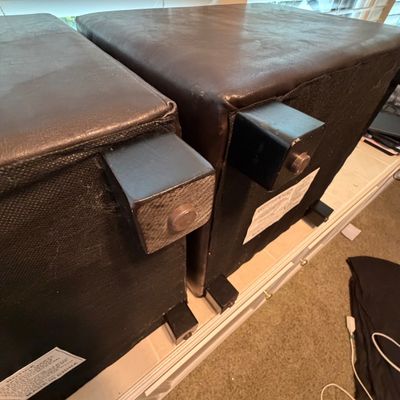 Two Footstool Storage Cubes (O-BC)