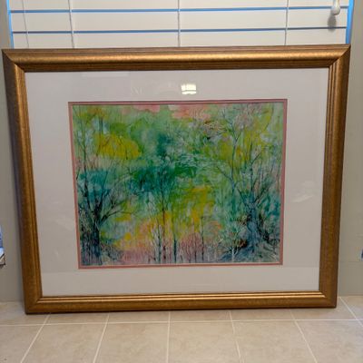 “Virgin Forest” Signed Print by Ann L Rothan (O-BC)