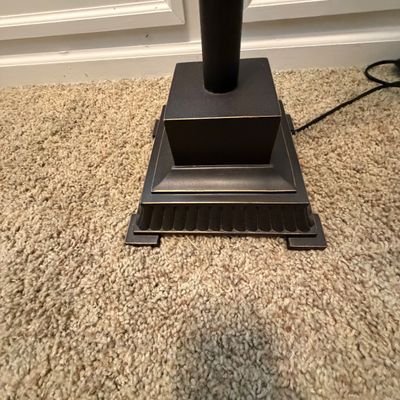 Modern Bronze Floor Lamp w/floor Switch (O-BC)