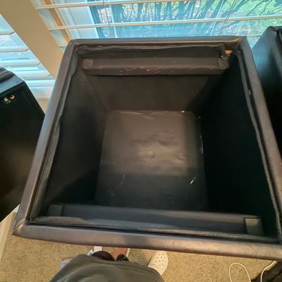 Two Footstool Storage Cubes (O-BC)