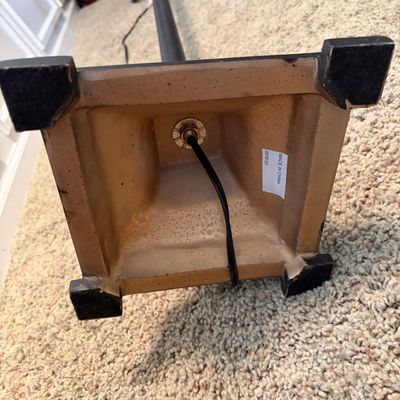 Modern Bronze Floor Lamp w/floor Switch (O-BC)
