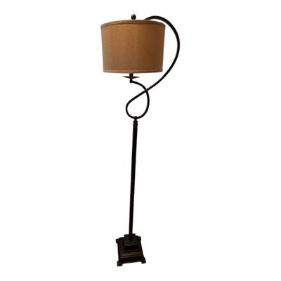 Modern Bronze Floor Lamp w/floor Switch (O-BC)