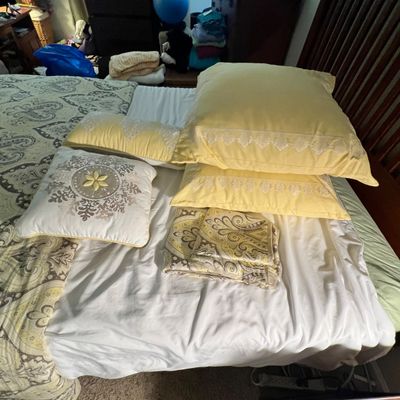 Queen Sized Madison Park Bedding & More (P-RG)