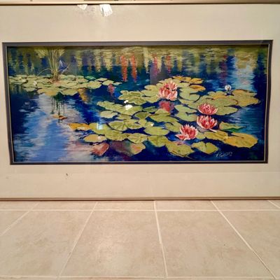 Signed “Reflections” Print by V. Punkhiser (LR-BC)