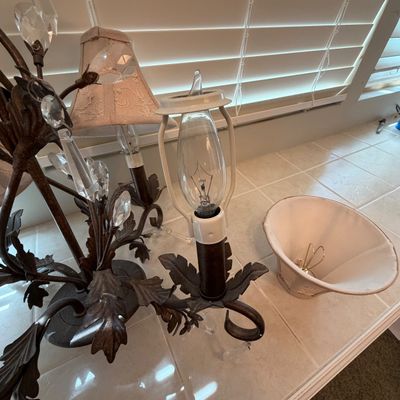 Small Bronze Chandelier (LR-BC)