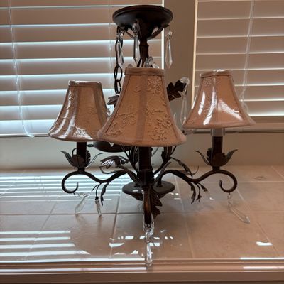 Small Bronze Chandelier (LR-BC)