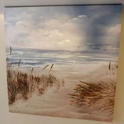 Large Canvas Beach Scene Print (LR-MG)