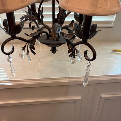Small Bronze Chandelier (LR-BC)
