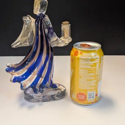 Murano Art Glass Angel Candle Holder