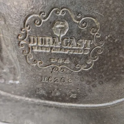 Vintage Duracast Pewter Hand Crafted Plate - "Give Us This Day Our Daily Bread"