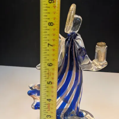 Murano Art Glass Angel Candle Holder